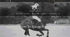 Desktop Screenshot of epsompoloclub.com